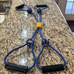 Blue and Yellow Resistance Bands